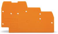 270-319 WAGO 270 Series End And Intermediate Plate for Use with Triple Deck Terminal Blocks