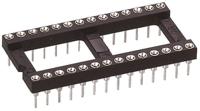 110-87-424-41-001101 Preci-Dip 2.54mm Pitch Vertical 24 Way, Through Hole Turned Pin Open Frame IC Dip Socket, 1A