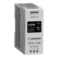 89452122 Crouzet 89452 Linear DIN Rail Power Supply, 90 → 264V ac ac Input, 24V dc dc Output, 5A Output, 120W