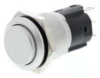 82-45611000 EAO 82 Series Push Button Switch, Momentary, Panel Mount, 16mm Cutout, SPDT, 240V, IP65, IP67