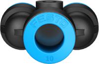qsy-10-8 Festo QSY Series Y Tube-to-Tube Adaptor, Push In 10 mm to Push In 8 mm, Tube-to-Tube Connection Style, 153155