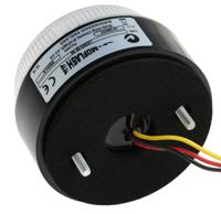 led80-02-04 Moflash LED80 Series Green Multiple Effect Beacon, 10 → 100 V, Surface Mount, LED Bulb, IP67