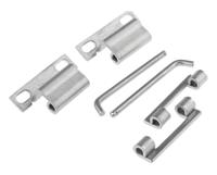 825-837 Steinbach & Vollman Stainless Steel Concealed Hinge, 60mm x 33mm x 2.5mm