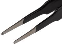 136-9768 RS PRO 120 mm, Stainless Steel, ESD Tweezers