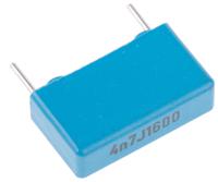 phe450rb4470jr06 KEMET PHE450 Metallised Polypropylene Film Capacitor, 1.6 kV dc, 650 V ac, ±5%, 4.7nF, Through Hole