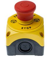 s1py91p Lovato S1PY Series Pull Release Emergency Stop Push Button, Surface Mount, 1NC, IP66, IP67, IP69K