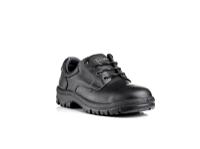 sdr16si-07 Goliath SDR16SI Black Steel Toe Capped Safety Shoe, UK 7, EU 41