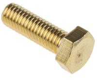 483-2429 RS PRO Plain Brass, Hex Bolt, M8 x 25mm