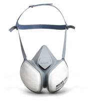 512001 Moldex Compact Mask Series Half-Type Respirator Mask, Size M, Hypoallergenic