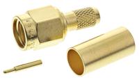 j01150a0031 Telegartner, Plug Cable Mount SMA Connector, 50Ω, Crimp Termination, Straight Body