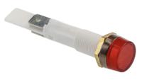 c027700faj Arcolectric (Bulgin) Ltd 0277 Series Red Neon Panel Mount Indicator, 12V, 10mm Mounting Hole Size, Solder Tab
