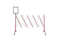 625-0970 RS PRO Red & White Steel Extendable Barrier