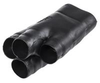 562a022-25-0 TE Connectivity Branching Black, Fluid Resistant Elastomer, 19.3mm