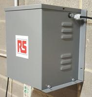 123-7380 RS PRO 1.5 kVA Intermittent 5 Mins on 15 Mins off Site Transformer, 230V ac Primary, 110V Secondary