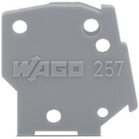 257-100 WAGO 257 Series End Plate for Use with Rail Mount Terminal Blocks