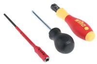 26625 Wiha Adjustable VDE Hex Torque Screwdriver, 0.5 → 2Nm, 3.8 mm Drive, ±6 % Accuracy