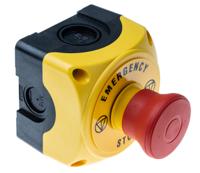 s1py91p Lovato S1PY Series Pull Release Emergency Stop Push Button, Surface Mount, 1NC, IP66, IP67, IP69K