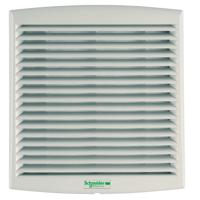 nsycvf38m48dpf Schneider Electric Grey Injected Thermoplastic (ASA PC) Vent Grille, 137 x 117 x 49mm