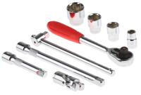833-5950 RS PRO 23-Piece 1/2 in Standard Socket Set with Ratchet, 6 point