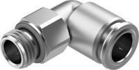 npqr-l-g14-q10 Festo NPQR Series Elbow Threaded-toTube Adaptor, G 1/4 Male to 10 mm, Threaded-to-Tube Connection Style, 8085685