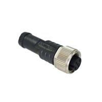 msas-17bffm-sl8d01 Amphenol Industrial Female 17 way M12 to Free End Sensor Actuator Cable, 1 m
