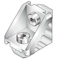 3842551597 Bosch Rexroth M4 Angle Bracket, Connecting Component, Strut Profile 20 x 40 mm, Groove Size 6mm