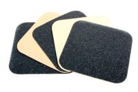 762-1512 RS PRO Black Anti-slip Tile Abrasive Grit Anti-Slip Tile, Grit Finish 140mm x 140mm x 1.05mm