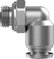 npqr-l-g18-q6 Festo NPQR Series Push-in Fitting, G 1/8 Male to For tubing outside diameter 6 mm, Threaded-to-Tube Connection Style,