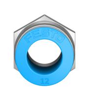 qs-g38-12-20 Festo QS Series Straight Threaded Adaptor, G 3/8 Male to Push In 12 mm, Threaded-to-Tube Connection Style, 132045