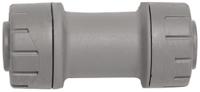 pb015-10rs Polyplumb Plastic Pipe Fitting, Straight Push Fit Coupler, 15mm