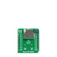 mikroe-4514 MikroElektronika Nano LR Click EMB-LR1276S LoRa Add On Board for mikroBUS socket 815 → 915MHz MIKROE-4514