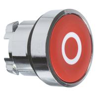 zb4ba432 Schneider Electric Harmony XB4 Series Red Spring Return Push Button Head, 22mm Cutout, IP66, IP67, IP69K