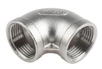 499-2975 RS PRO Stainless Steel Pipe Fitting, 90° Circular Elbow, Female G 1in x Female G 1in