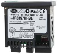 ir33s7hr0e Carel IR33 Panel Mount PID Temperature Controller, 76.2 x 34.2mm, 1 Output Relay, 115 → 230 V ac Supply Voltage