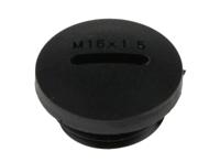 865-9748 RS PRO Blanking Plug, M16, 15.7mm Hole Diameter, Nylon 66, 20mm Diameter, Threaded