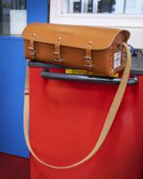 703232 Facom Leather Tool Bag with Shoulder Strap 405mm x 145mm x 125mm