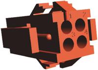 1-640509-0 TE Connectivity, Miniature Rectangular II Female Connector Housing, 4.19mm Pitch, 4 Way, 2 Row