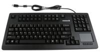 g80-11900lumeu-2 CHERRY Wired USB Compact, Ergonomic Touchpad Keyboard, QWERTY (US), Black