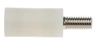 653-9497 RS PRO Standoff, M6 x M6 Thread, 25mm Body, Nylon 66, Male/Female, 12.7mm Stud