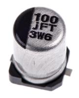 eeeft0j101ar Panasonic 100μF Aluminium Electrolytic Capacitor 6.3V dc, Surface Mount - EEEFT0J101AR