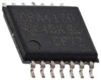 opa4170aipw Texas Instruments, Operational Amplifier, 1.2 MHz, 14-Pin 18 V TSSOP