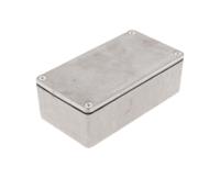 1590wn1 Hammond 1590 Series Natural Die Cast Aluminium Enclosure, IP65, Natural Lid, 121 x 66 x 40mm