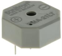 sma-21lt-p175 Sonitron 90dB Through Hole Multifunction Internal Buzzer, 17.5 x 17.5 x 8.5mm, 1.5V dc Min, 15V dc Max