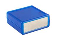 1593kaltbu Hammond Transparent Blue ABS Instrument Case, 66 x 66 x 28mm