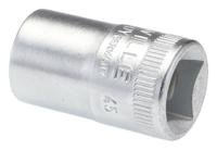 02410028 STAHLWILLE 3/8 in Drive 7/16in Standard Socket, 12 point, 28 mm Overall Length