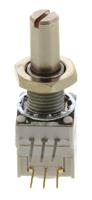14921f0gjsx13103ka Vishay 149 10kΩ Rotary Potentiometer 2-Gang, Panel Mount (Through Hole), 14921F0GJSX13103KA