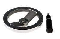 237-558 RS PRO Silver Die Cast Aluminium Hand Wheel, 160mm diameter