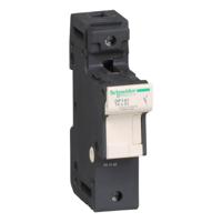 df141 Schneider Electric 50A Rail Mount Fuse Holder for 14 x 51mm Fuse, 1P, 690V ac