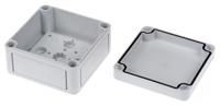 12048301 Spelsberg TK PC Series Grey Polycarbonate Enclosure, IP66, Grey Lid, 94 x 94 x 57mm