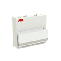 1skb106142c2001 ABB 6 Way Split Load Steel Consumer Unit, IP41